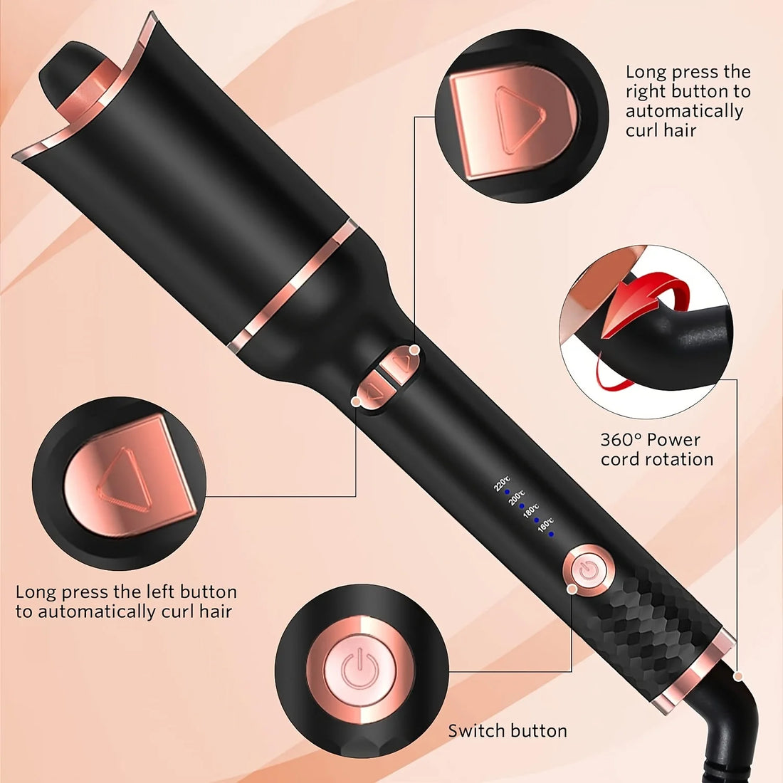 Magic Rotating Hair Curler